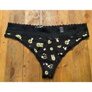 Torrid size 3 NWT Halloween ghost underwear panties thong